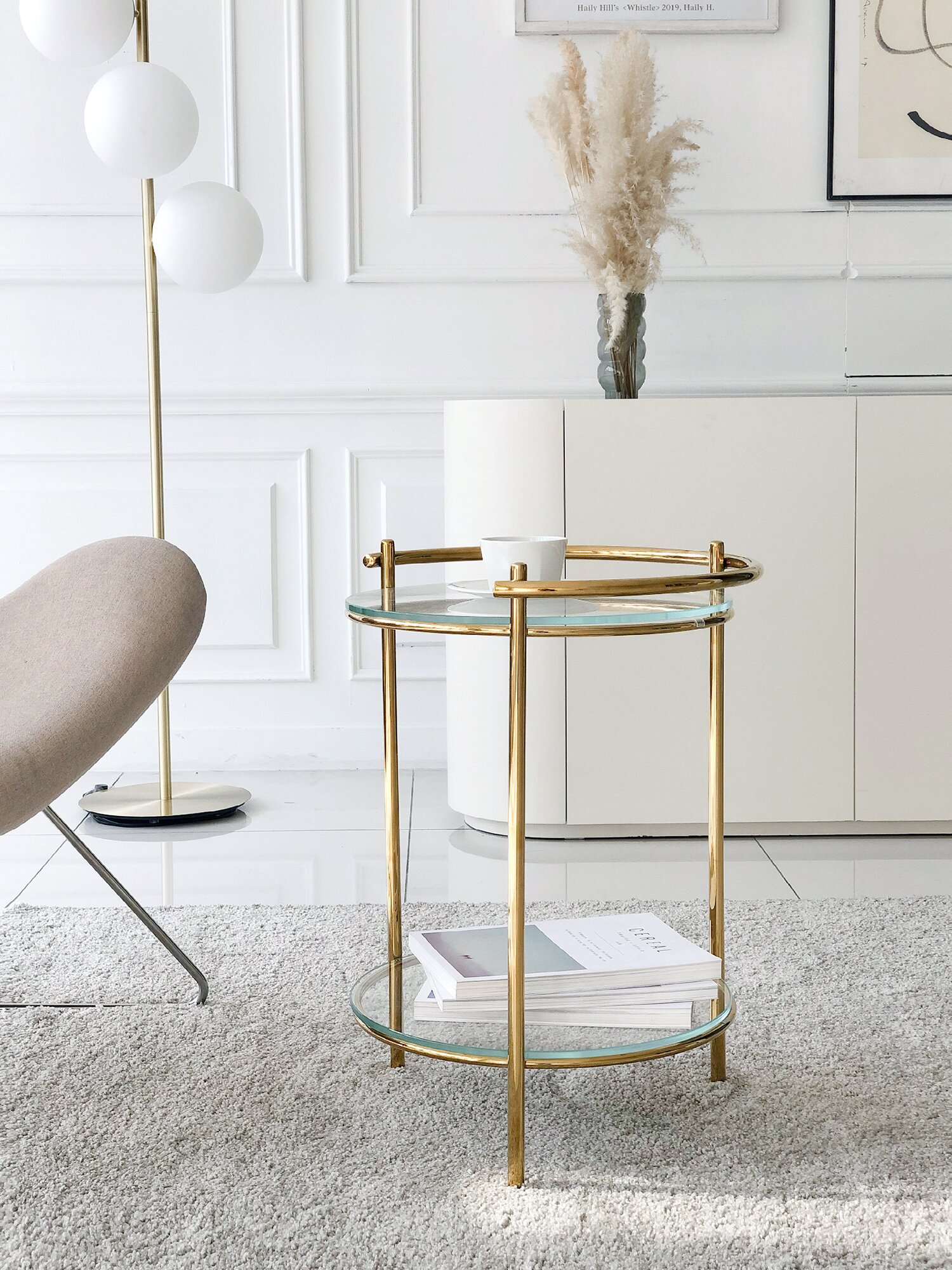 주란 JURAN Unic Table_ gold frame | 바바더