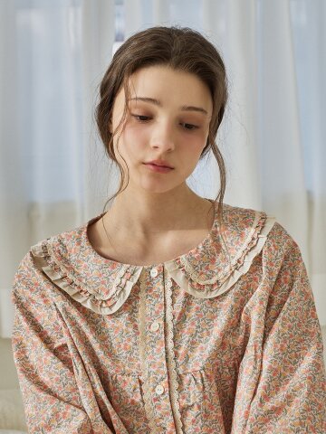 키프리 7부 투피스 피치그레이 (40수)