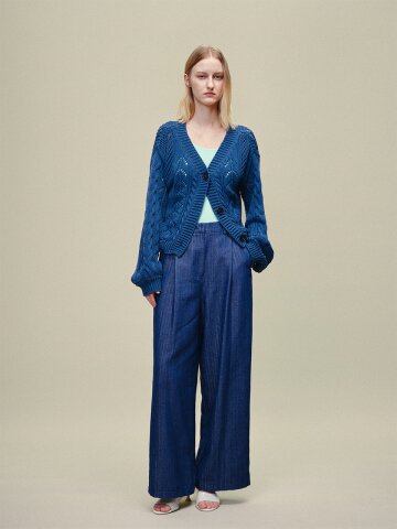 칼레이트 모니카 하이웨이스트 플레어 팬츠