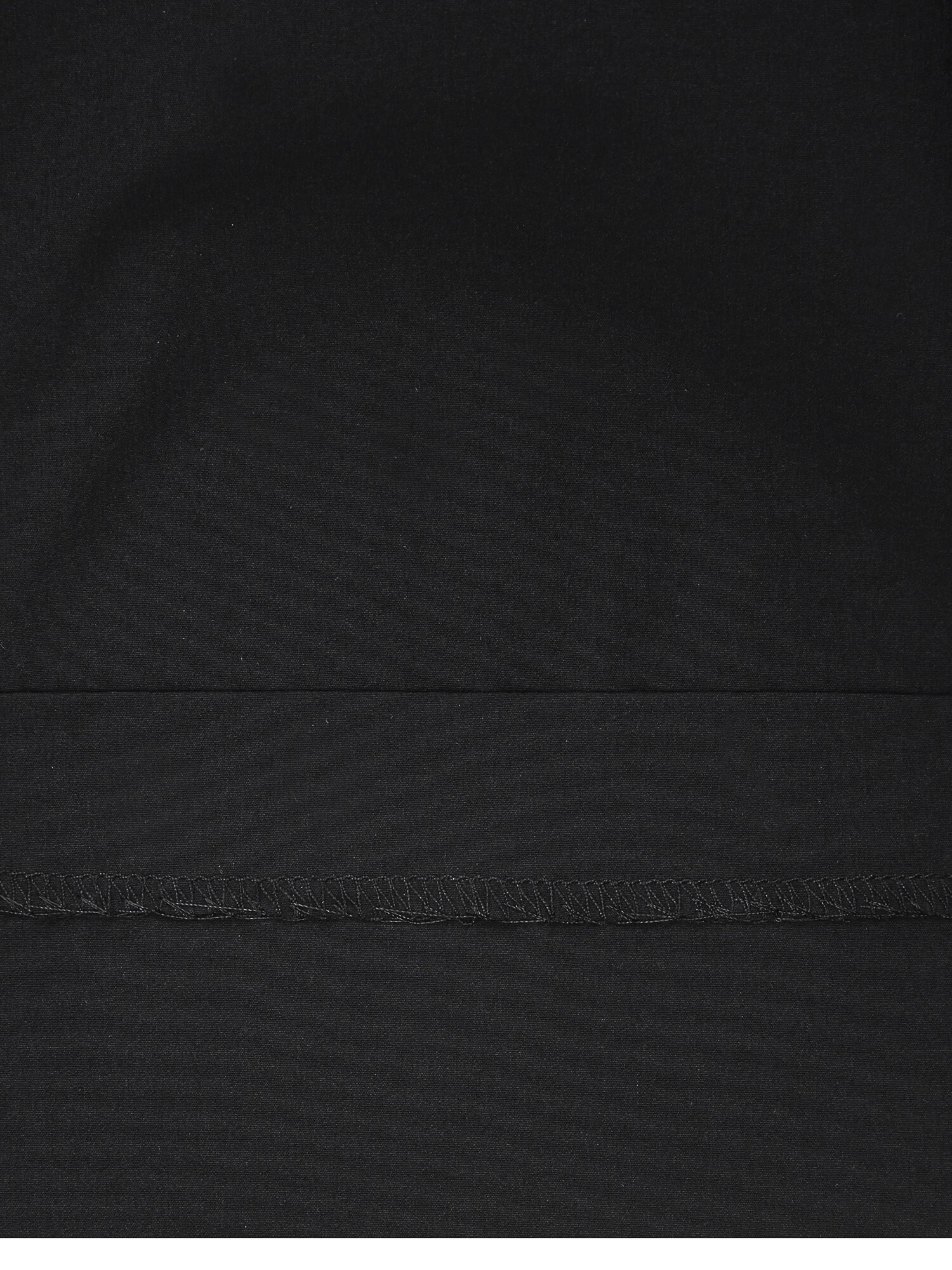 백 트위스트 H라인 셔츠 원피스 (BLACK)