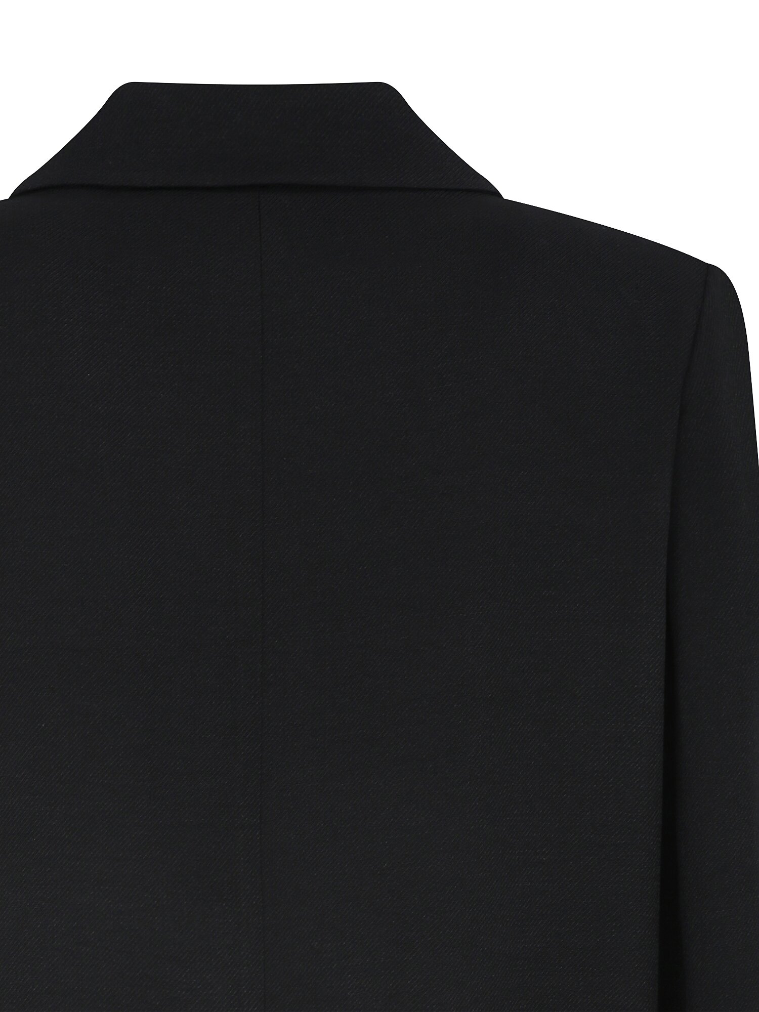 린넨 자수 테일러드 투버튼 재킷 (BLACK)