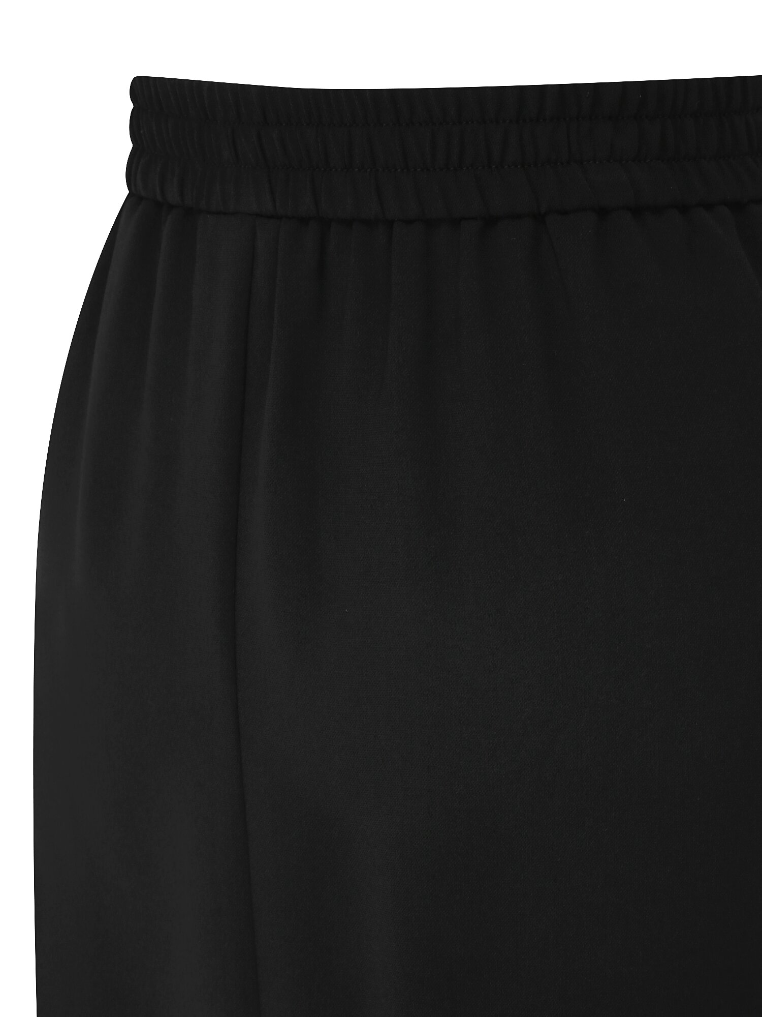 백 슬릿 밴딩 A라인 스커트 (BLACK)