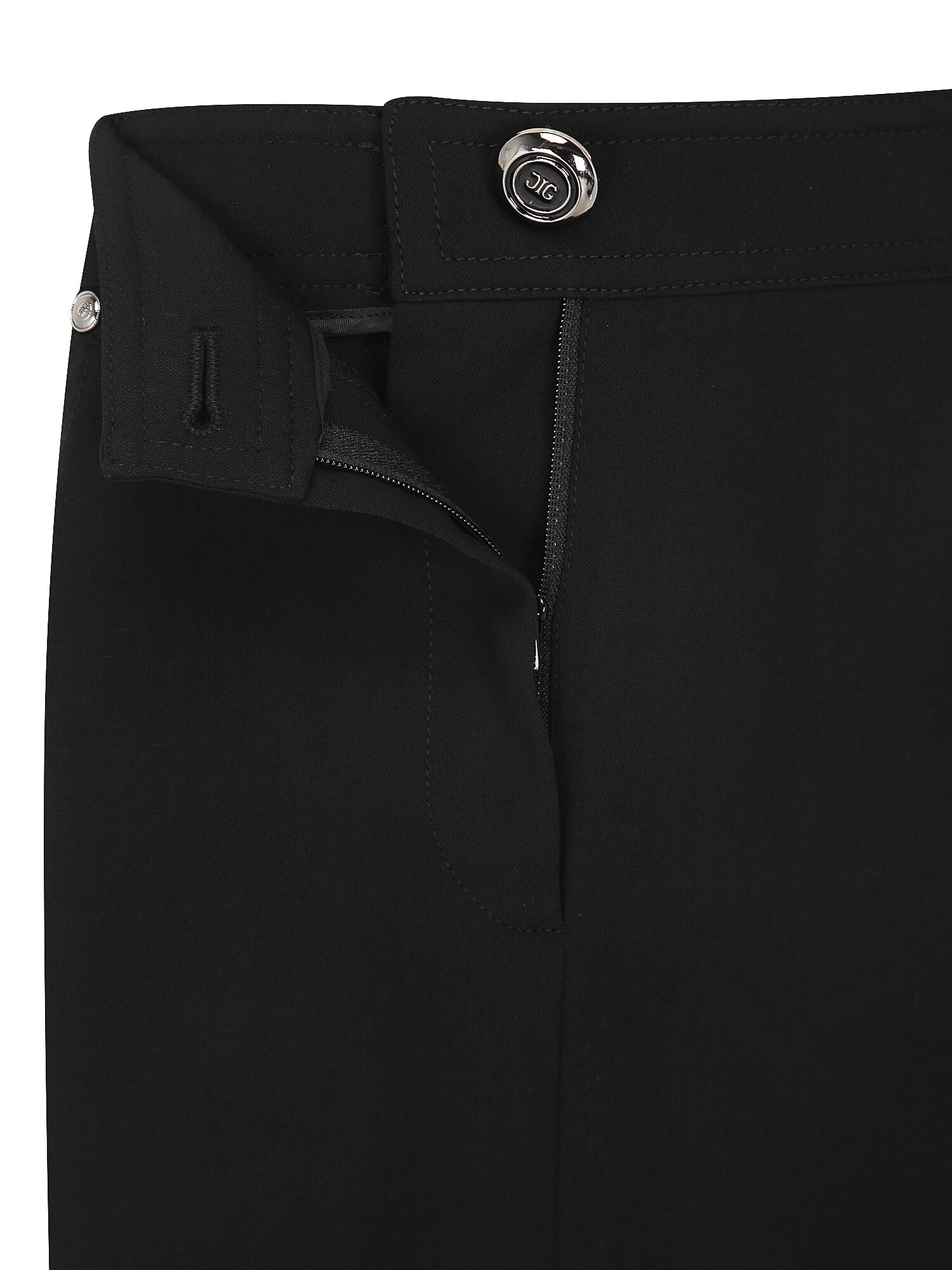 백 슬릿 밴딩 A라인 스커트 (BLACK)