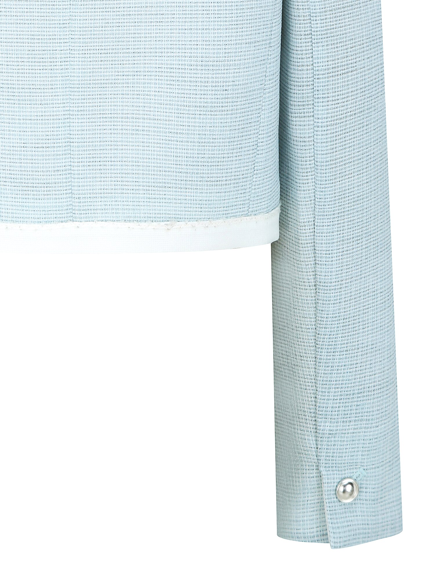 라인 배색 라운드넥 크롭 재킷 (MINT)