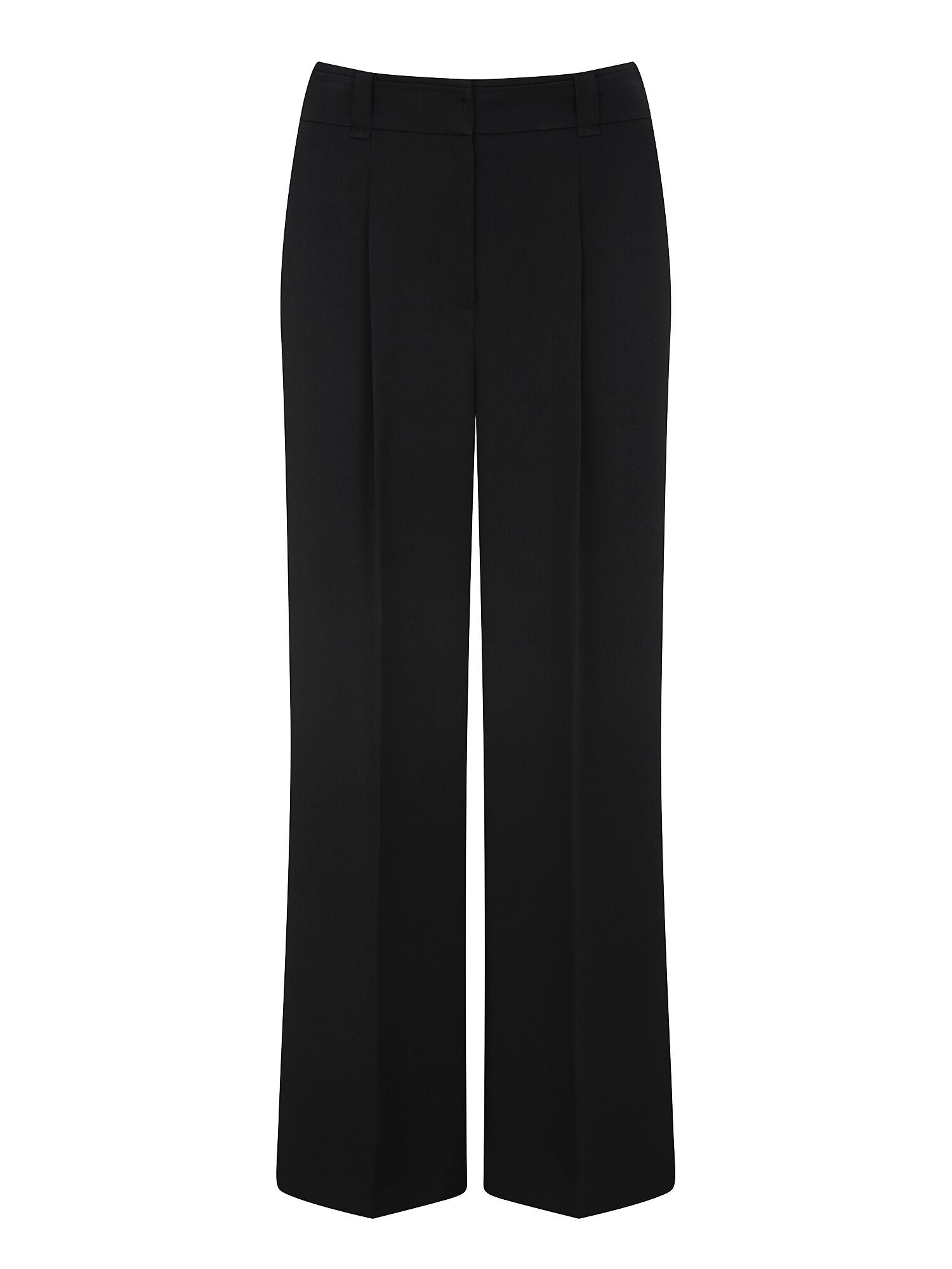 원턱 세미 와이드 팬츠 (BLACK)