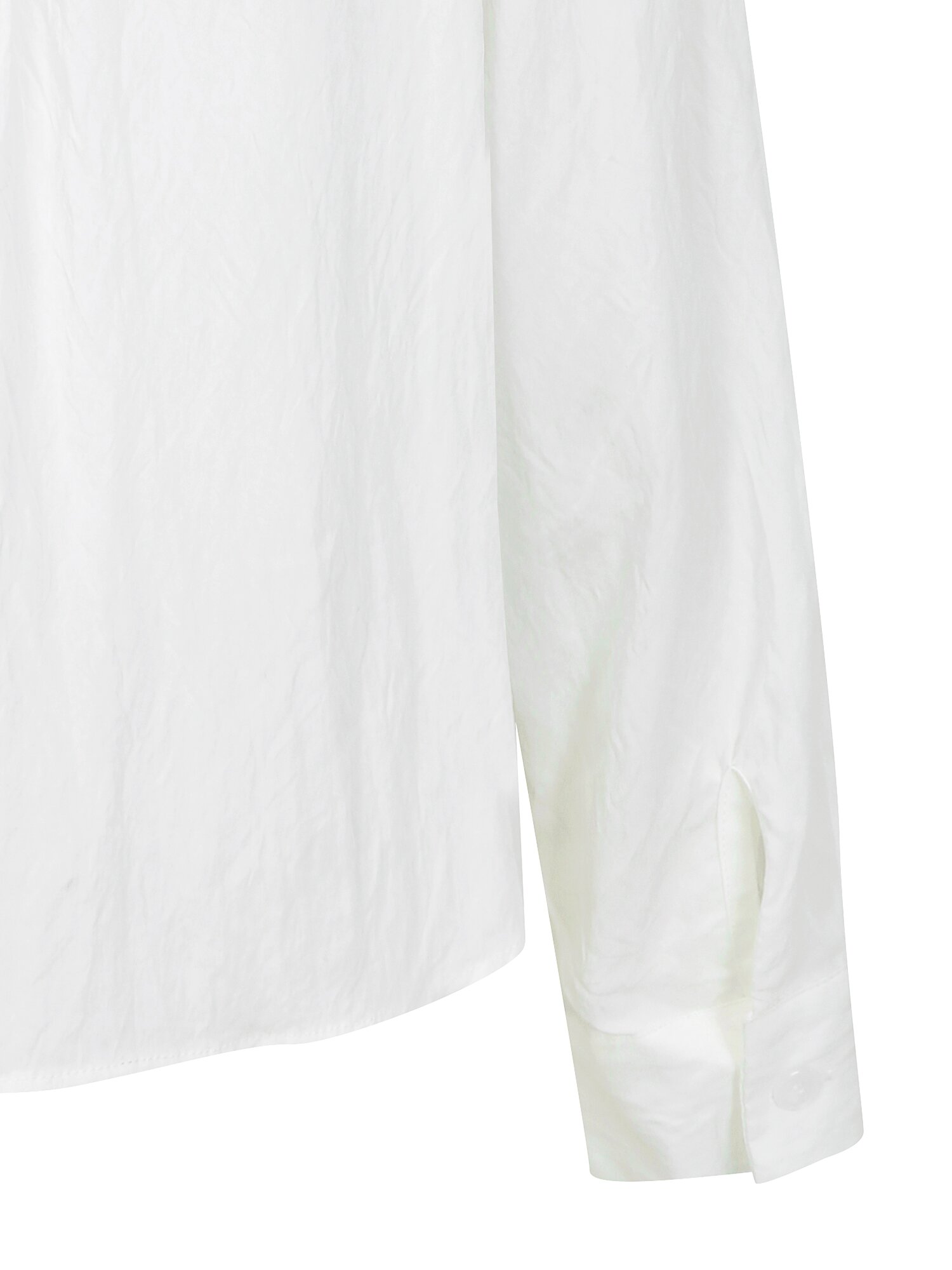 루즈핏 트위스트 롤업 블라우스 (WHITE)