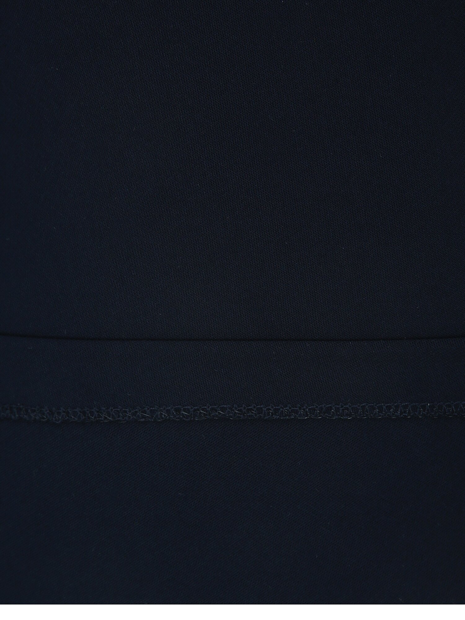 셔츠 배색 뷔스티에 플레어 원피스 (NAVY)