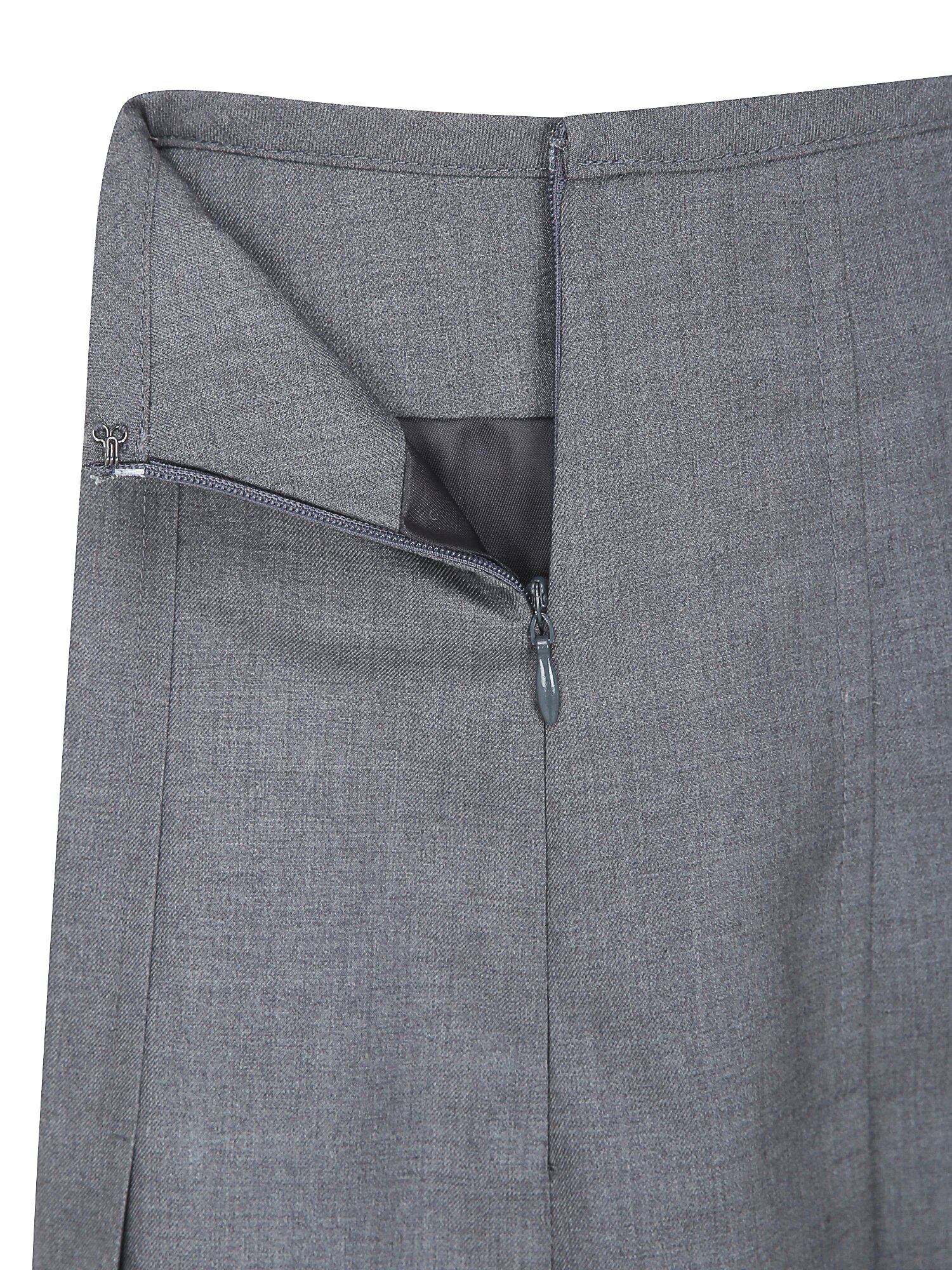 클래식 벨티드 플리츠 스커트 (GREY)