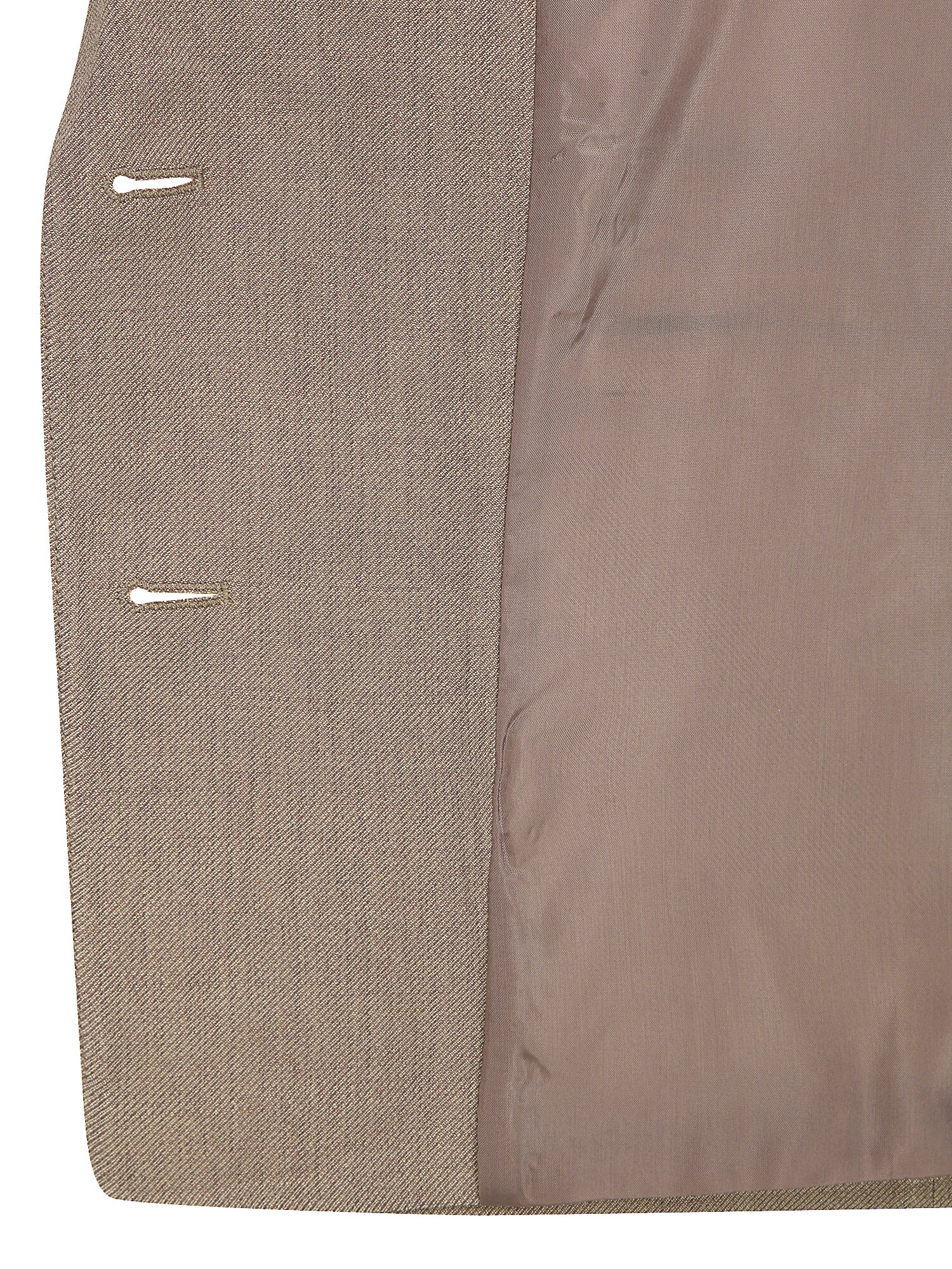 린넨 자수 테일러드 투버튼 재킷 (BROWN)