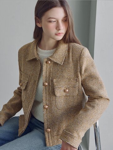 르에 트위드 자켓