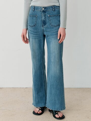 HIGH-RISE STRAIGHT DENIM (LBL)