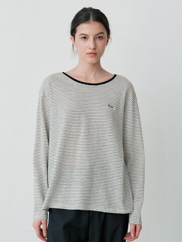 STRIPED STRAP T-SHIRT (IV)