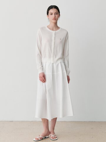 SOFT FINE KNIT CARDIGAN (IV)