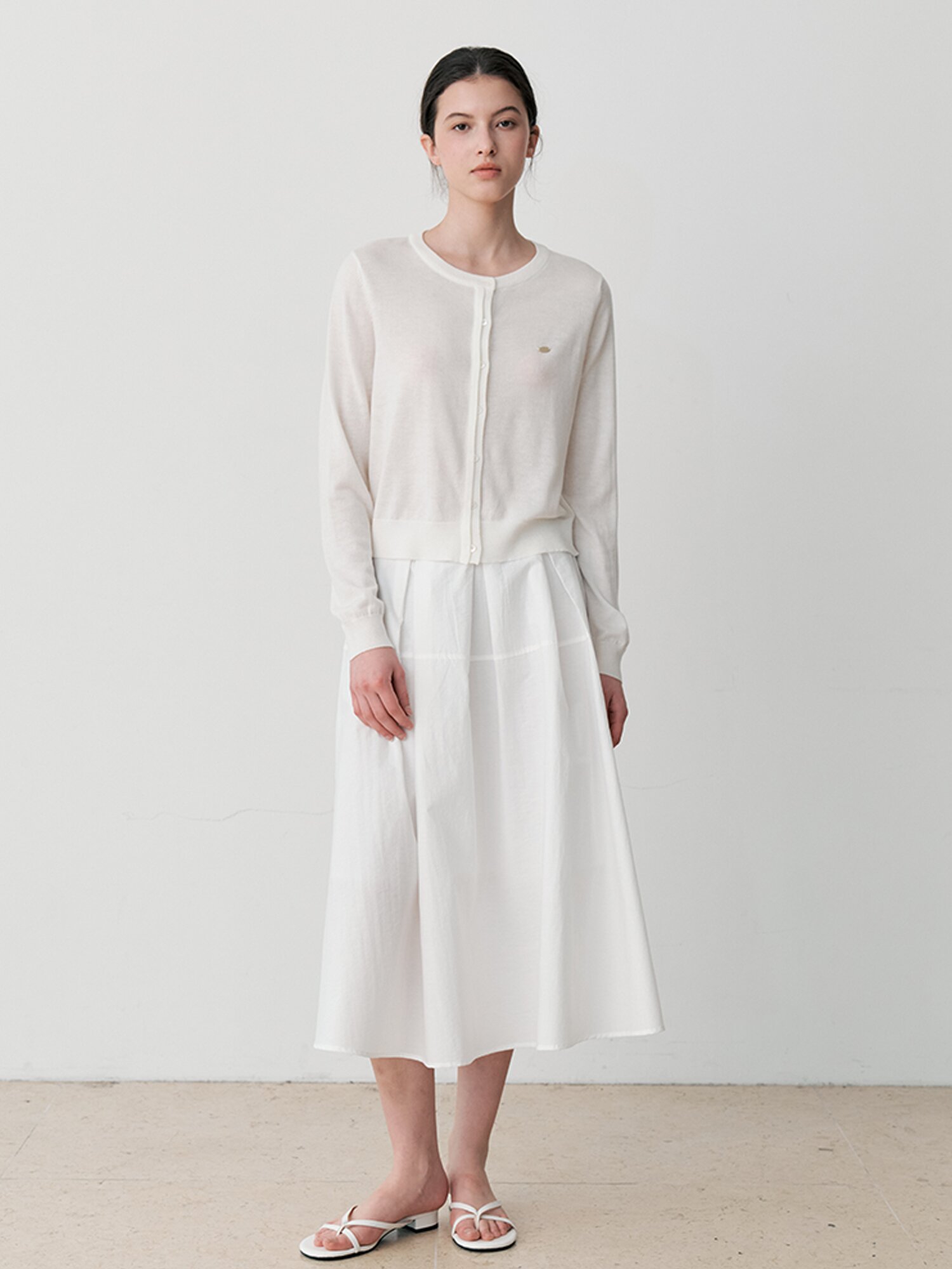 SOFT FINE KNIT CARDIGAN (IV)