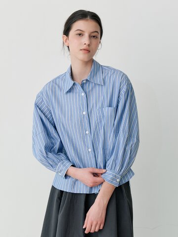 COTTON PUFF OVERSIZED BLOUSE (BL)