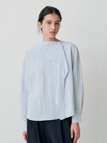 ASYMMETRIC YOKE SHIRT (LBL)