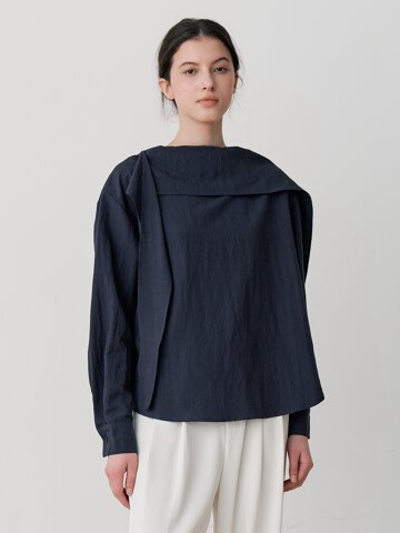 ASYMMETRIC YOKE SHIRT (NY)