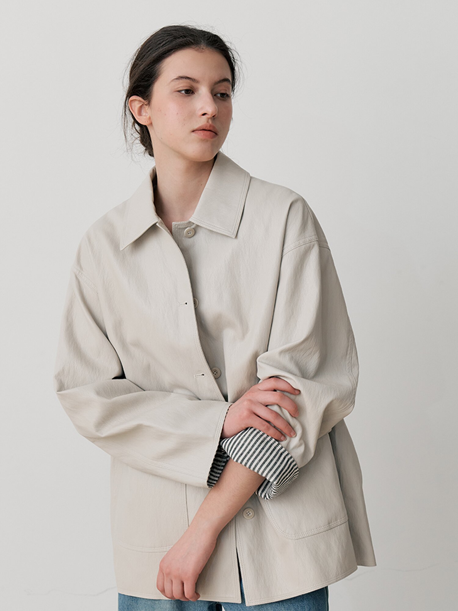 HALF UTILITY SHIRT JACKET (LBE)
