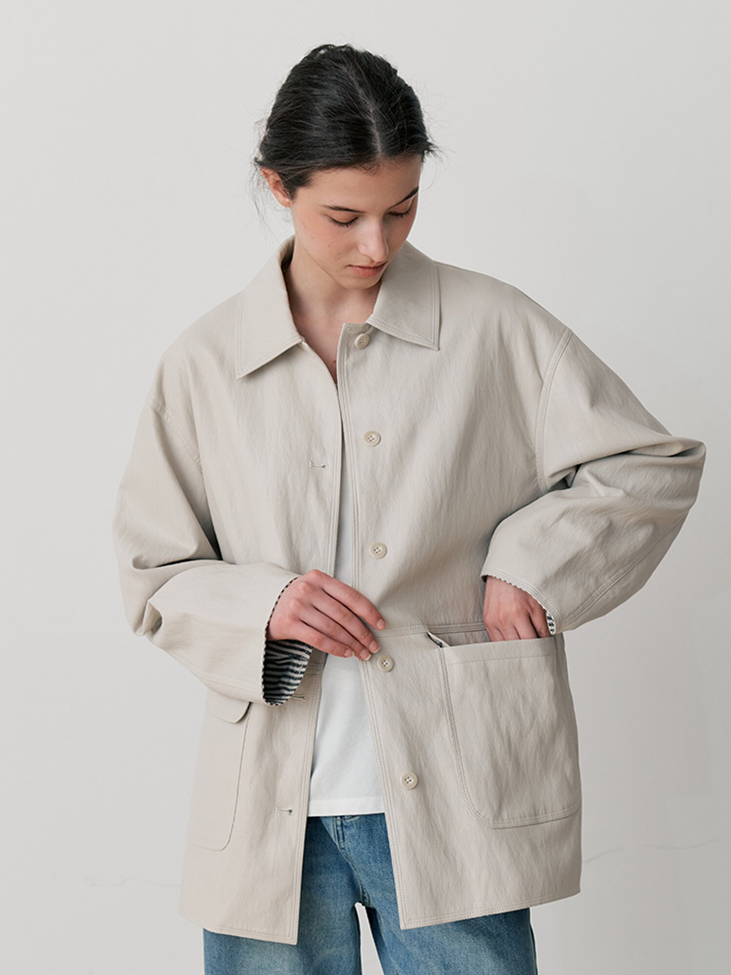 HALF UTILITY SHIRT JACKET (LBE)