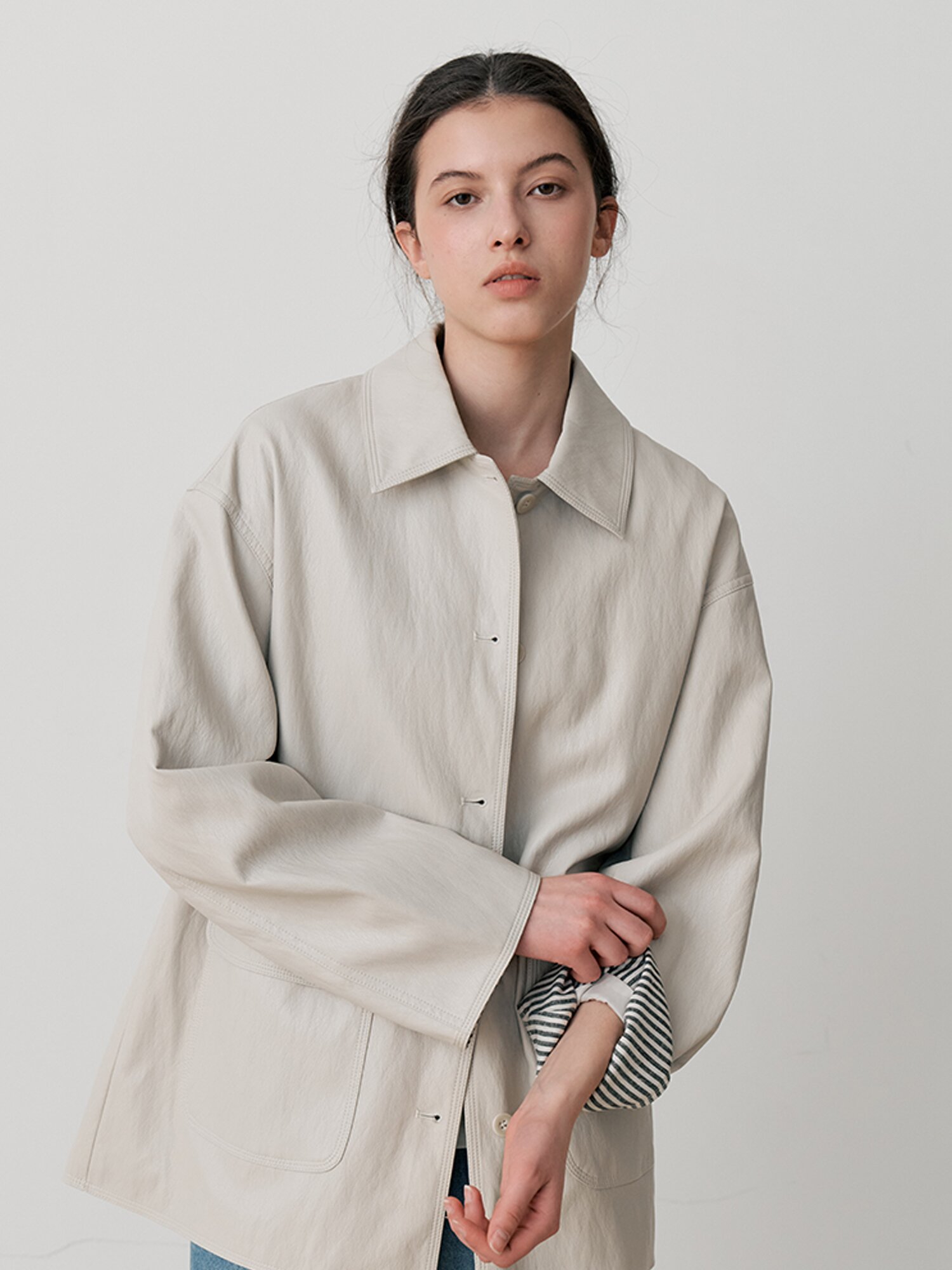 HALF UTILITY SHIRT JACKET (LBE)