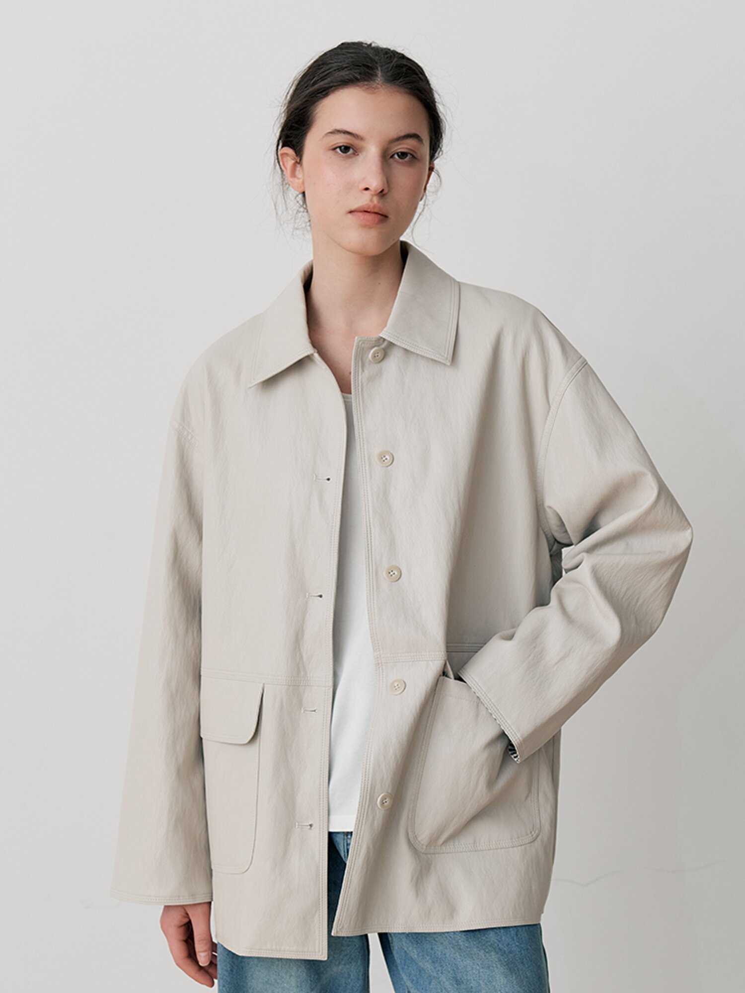 HALF UTILITY SHIRT JACKET (LBE)