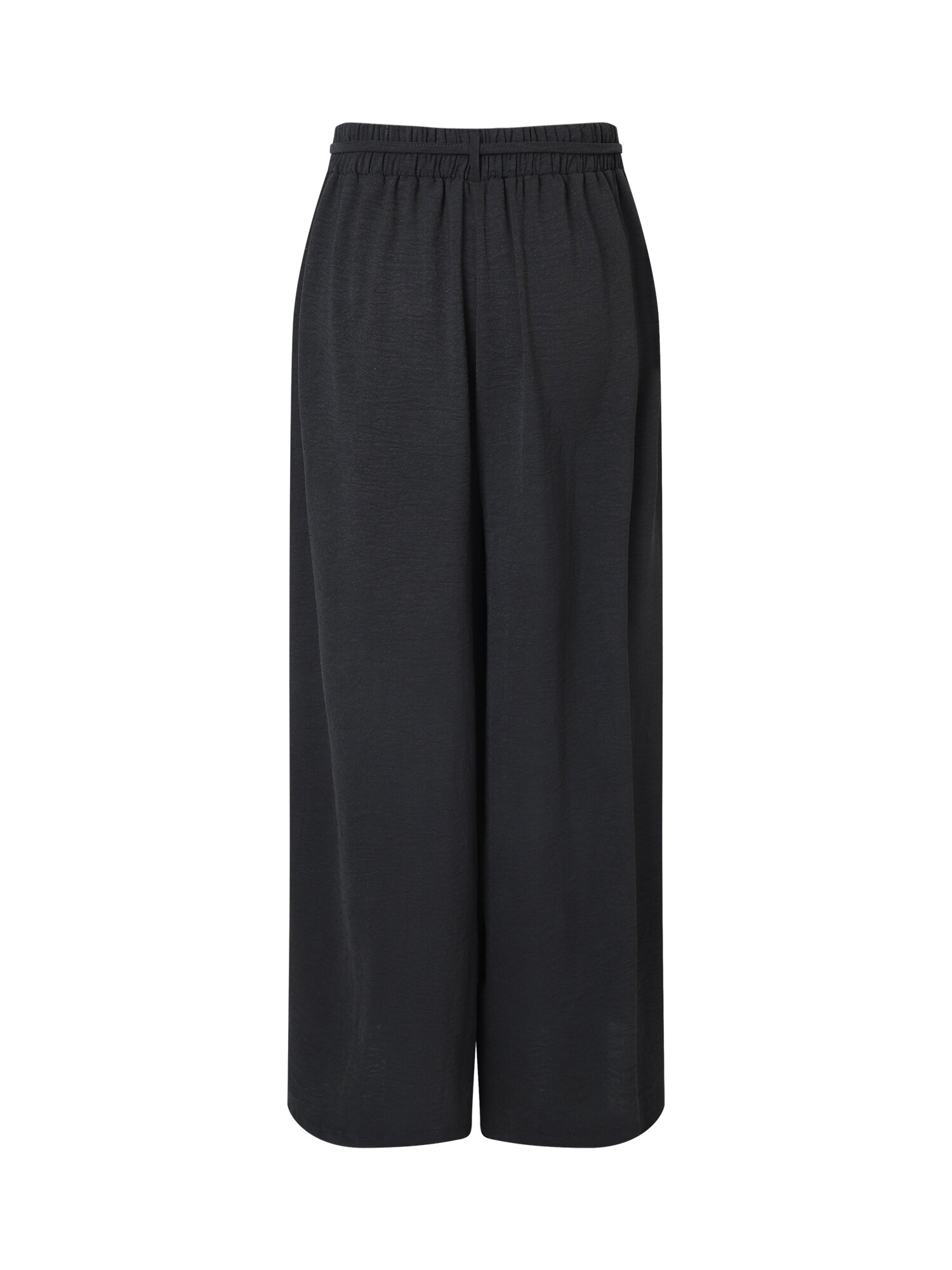 투버튼 핀턱 슬랙스 팬츠 (BLACK)