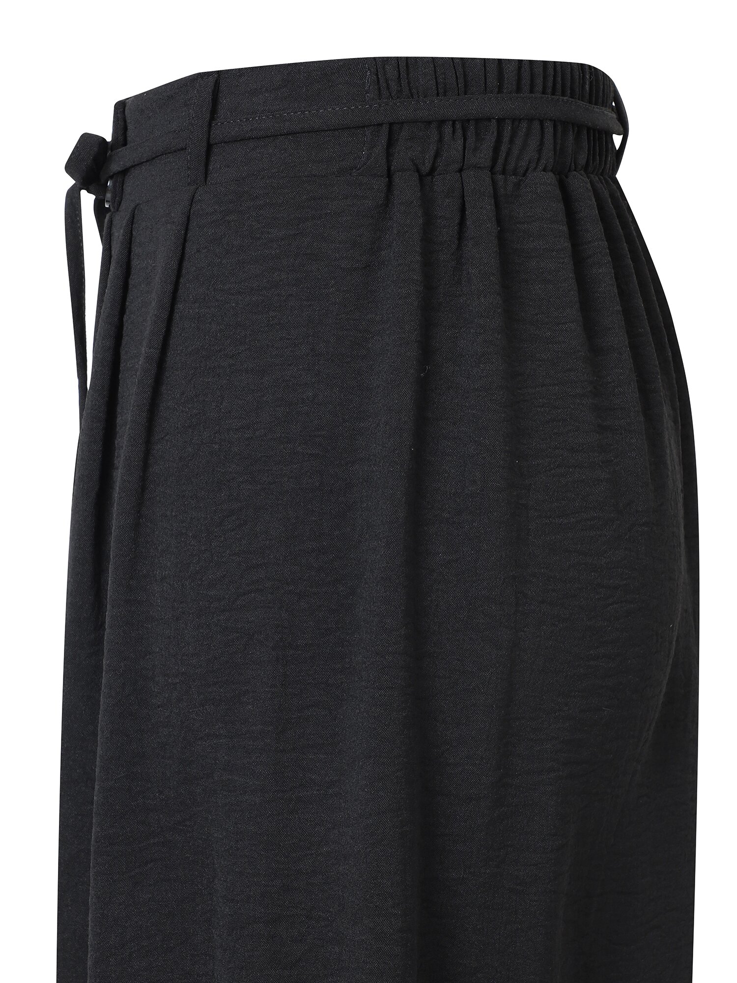 투버튼 핀턱 슬랙스 팬츠 (BLACK)