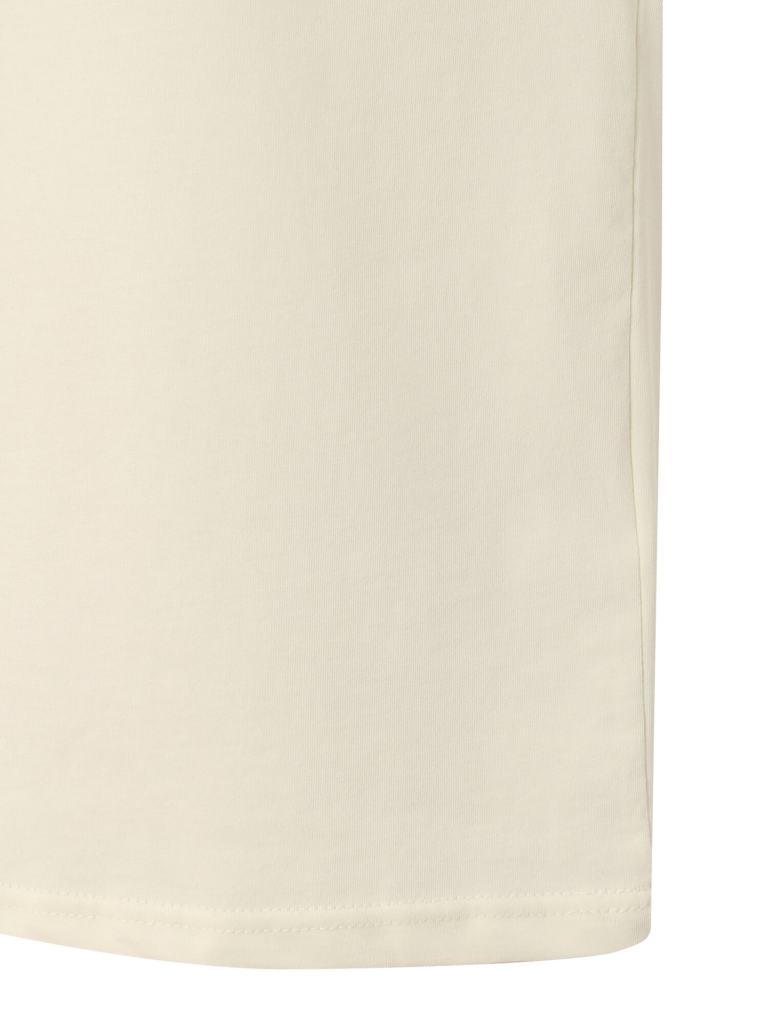 레터링 배색 링거 티셔츠 (CREAM)