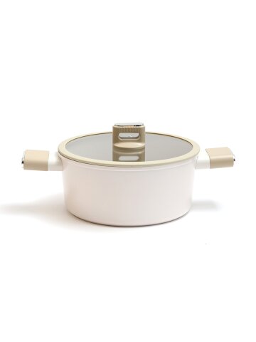 쿠르베 IH 인덕션 세라믹 코팅 24cm 양수냄비