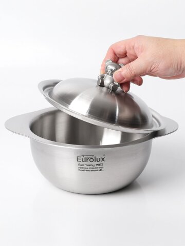 유로룩스 베어쿡 양수 전골 냄비 20cm 316 스텐 인덕션 샤브샤브 어묵탕