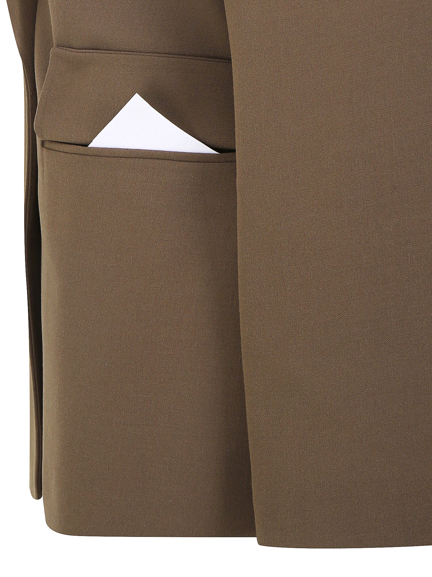 루즈핏 백 슬릿 오픈 재킷 (BROWN)