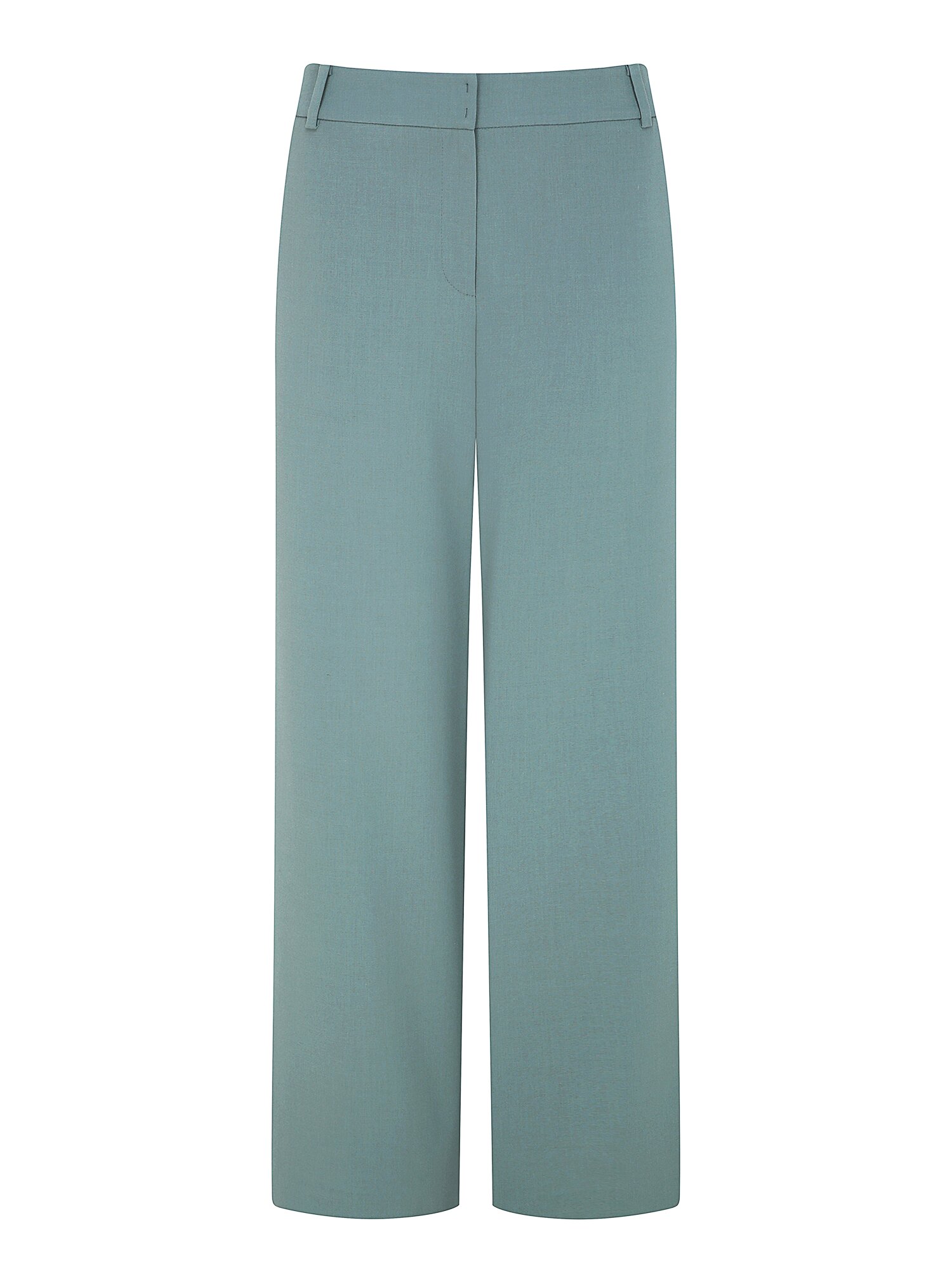 히든 버튼 노턱 와이드 팬츠 (MINT)