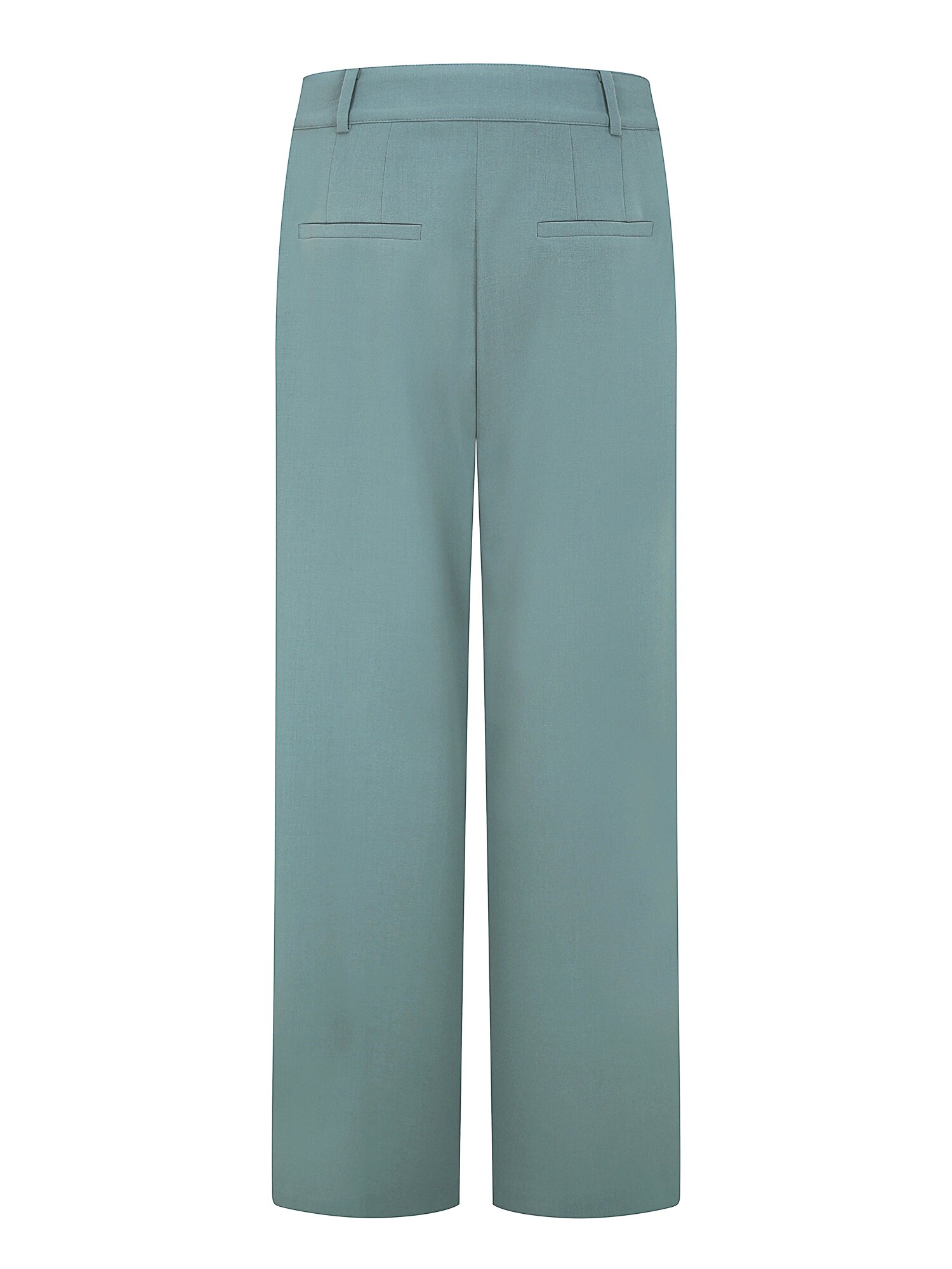 히든 버튼 노턱 와이드 팬츠 (MINT)