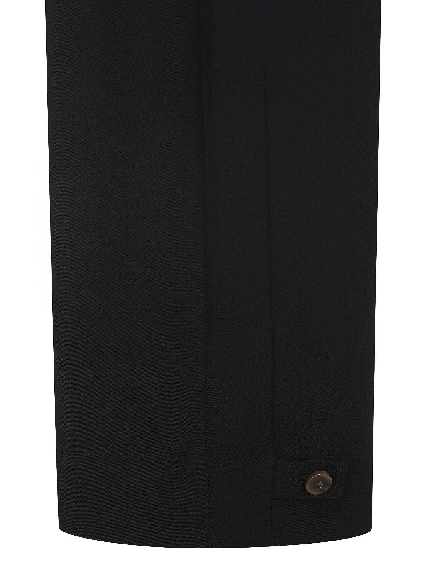 스티치 테이퍼드 크롭 팬츠 (BLACK)