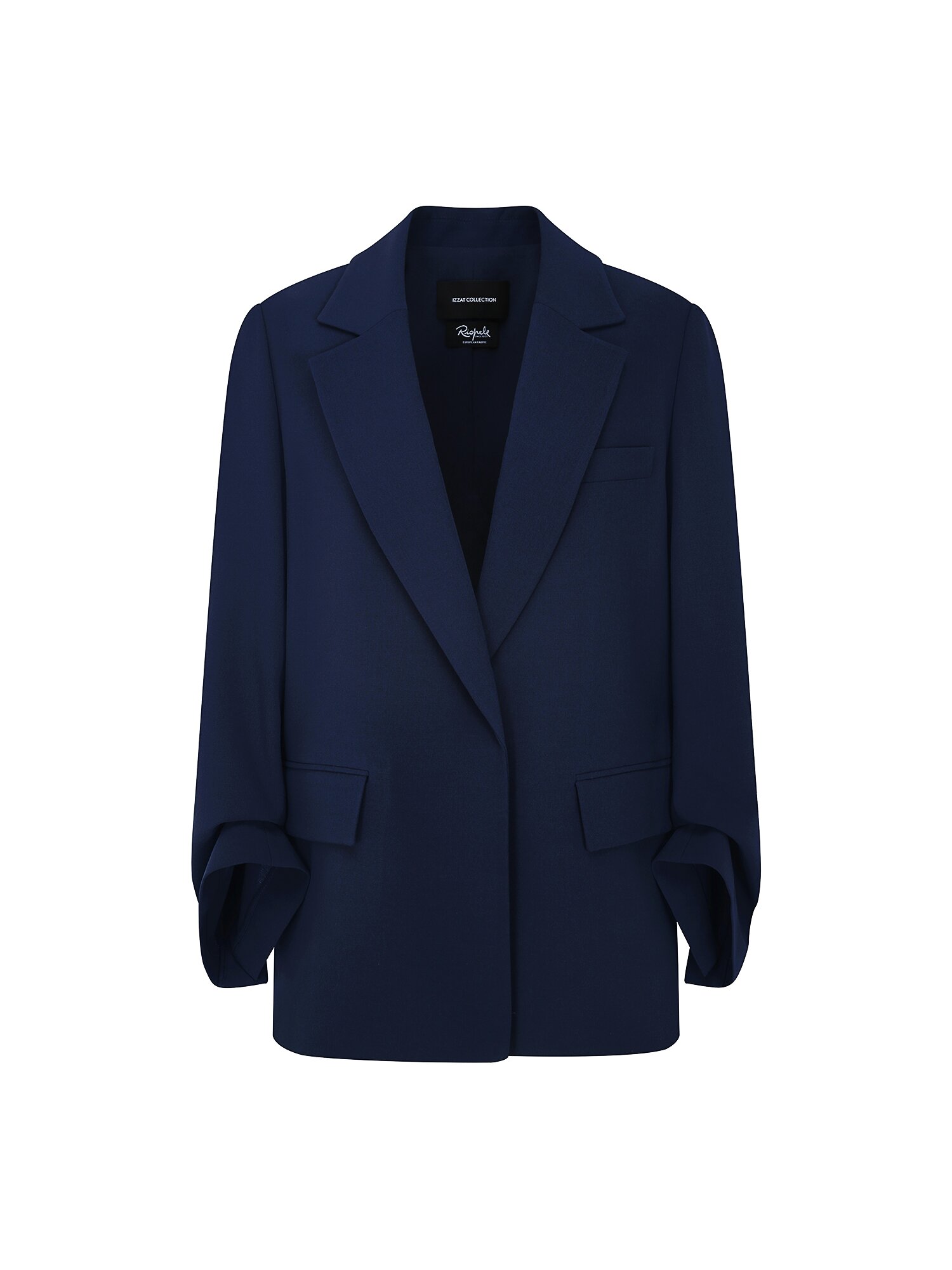 루즈핏 백 슬릿 오픈 재킷 (DARK BLUE)