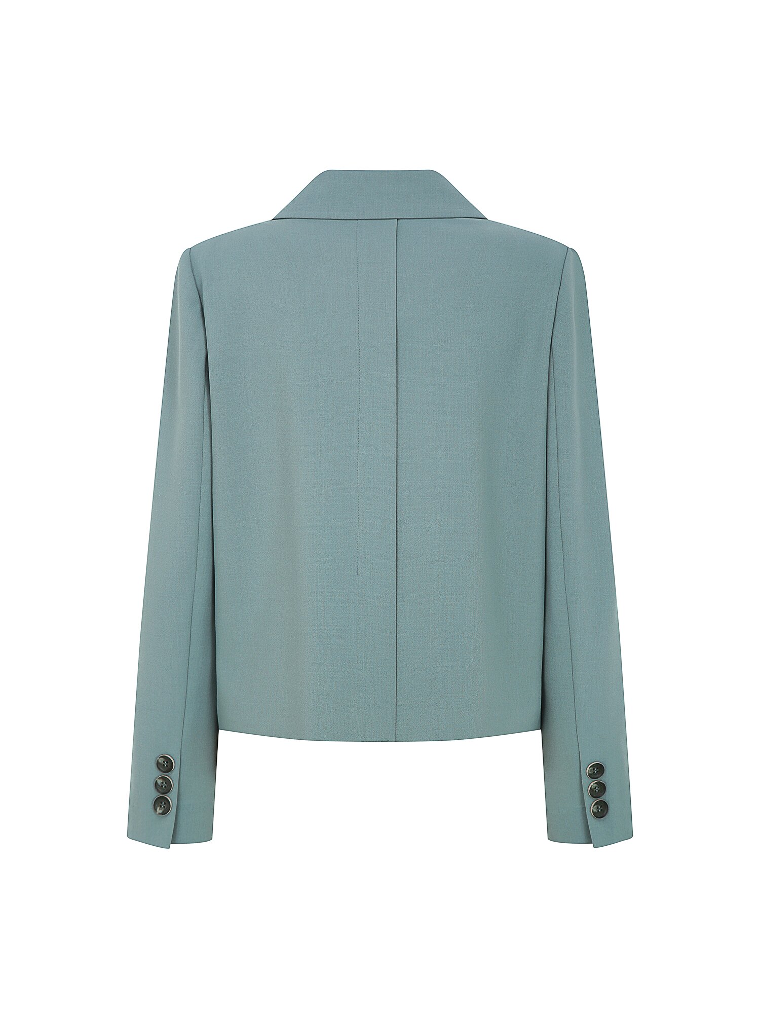 테일러드 더블 원버튼 크롭 재킷 (MINT)