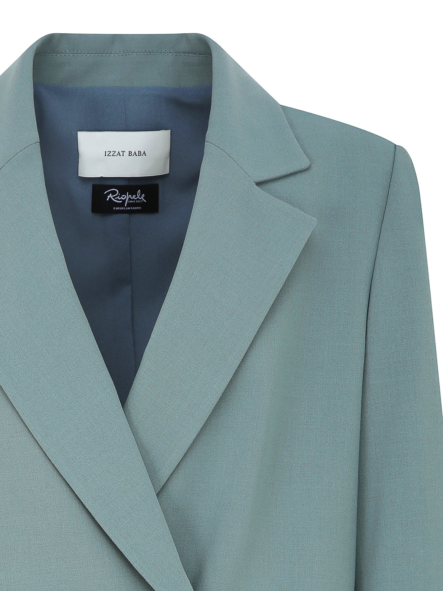 테일러드 더블 원버튼 크롭 재킷 (MINT)