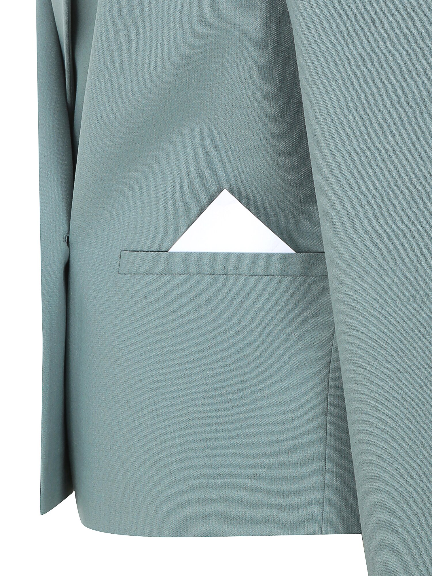 테일러드 더블 원버튼 크롭 재킷 (MINT)