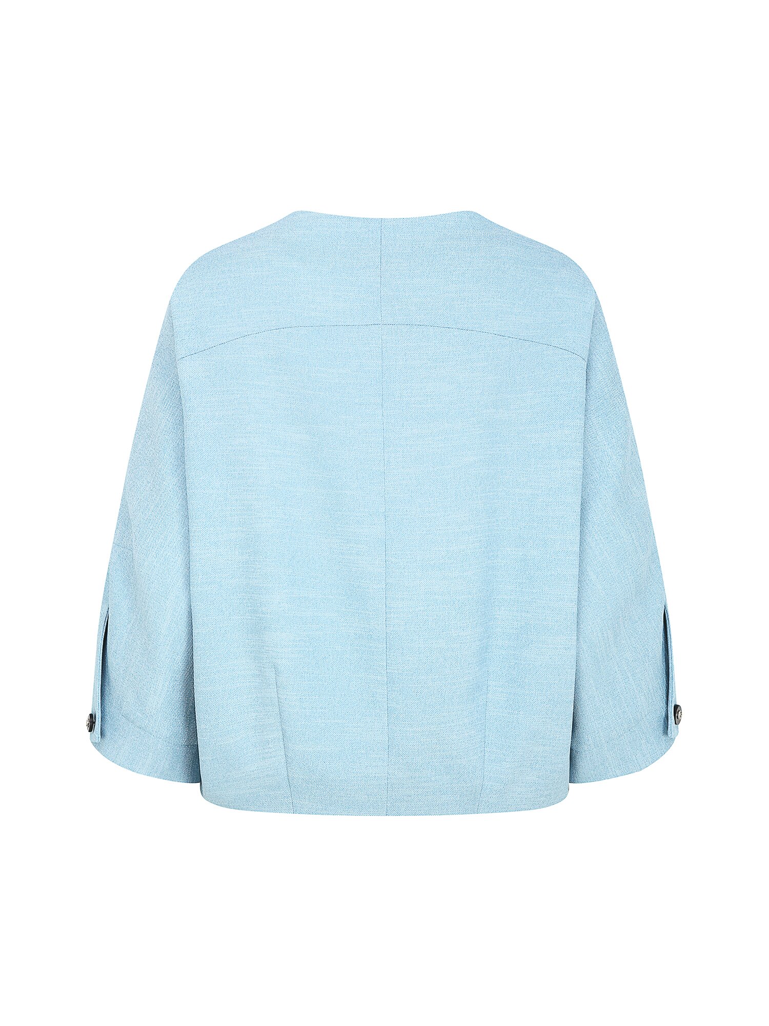 루즈핏 돌먼 라운드넥 재킷 (SKY BLUE)