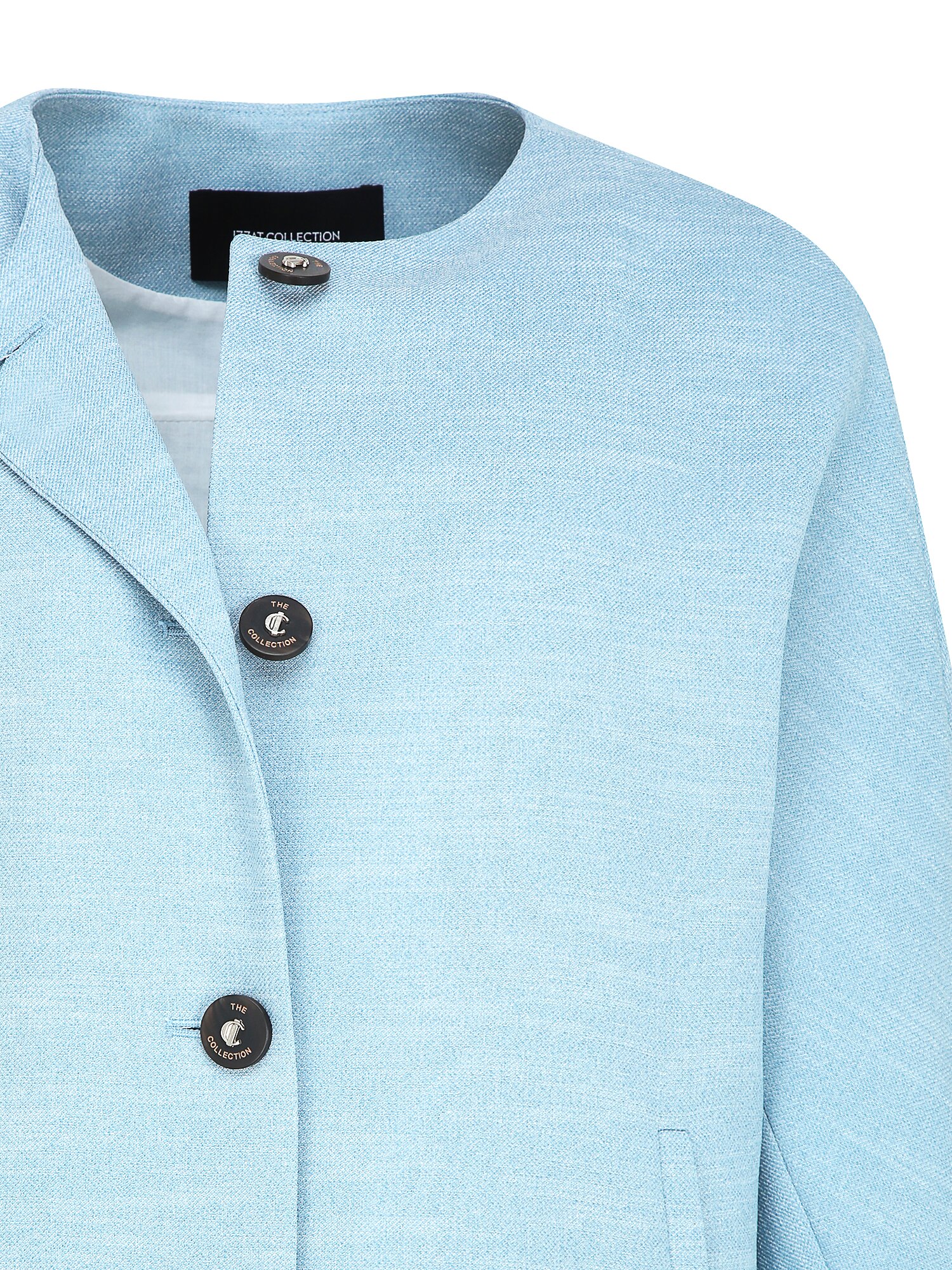 루즈핏 돌먼 라운드넥 재킷 (SKY BLUE)