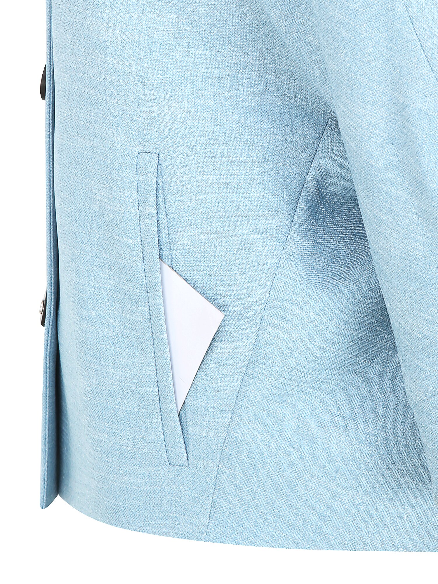 루즈핏 돌먼 라운드넥 재킷 (SKY BLUE)