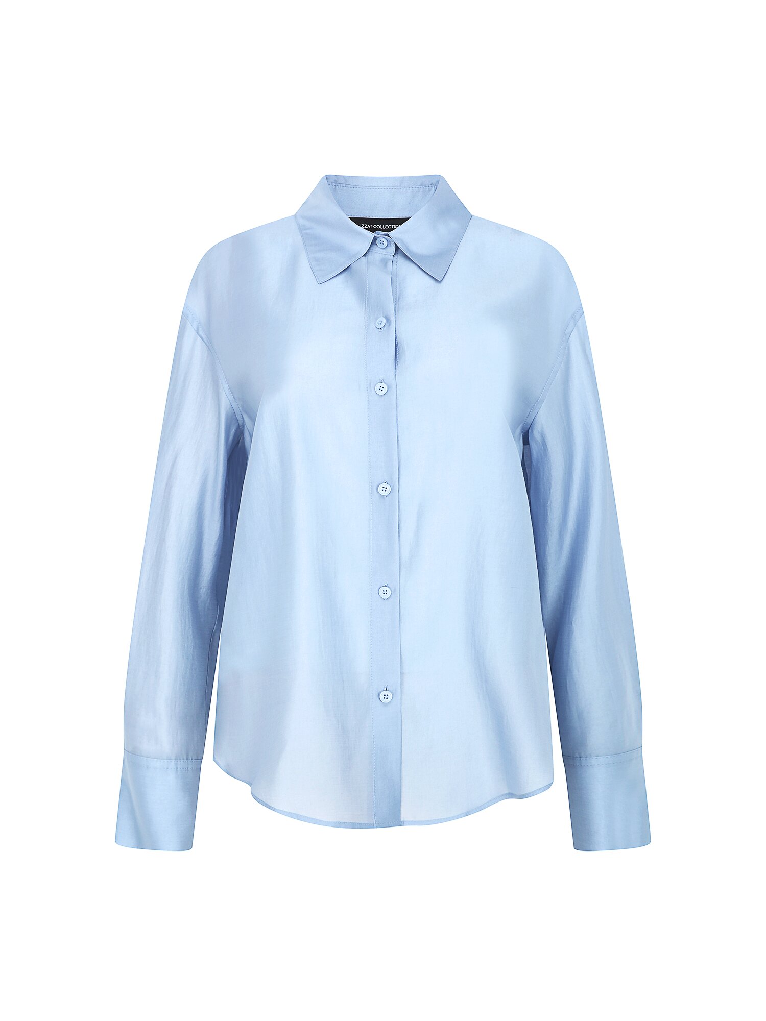 시스루 블라우스 +뷔스티에 세트 (BLUE)