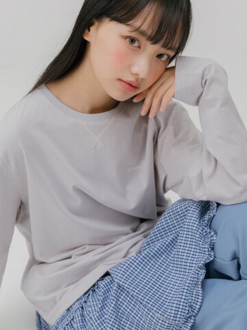 소프트 스트라이프 티셔츠 (2color)