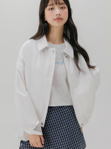 코튼 블루종 자켓 (2color)