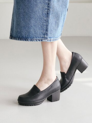 천연가죽 국내수제화 에밀리 통굽 펌프스 GIS-47228