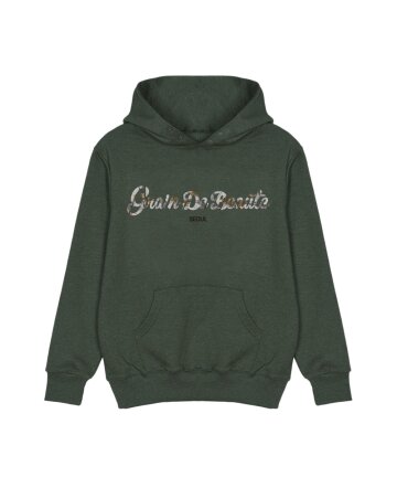 REAL THREE LOGO HOODY [GREEN]