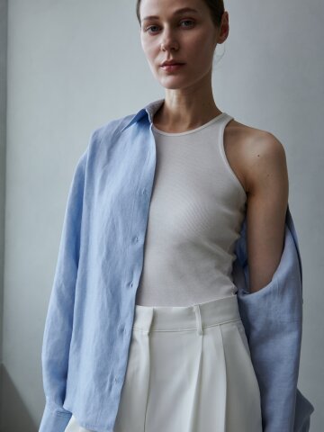 슬리브리스 골지 탑_아이보리