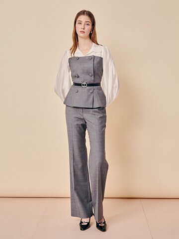 테일러드 컨투어 라인 트라우저 