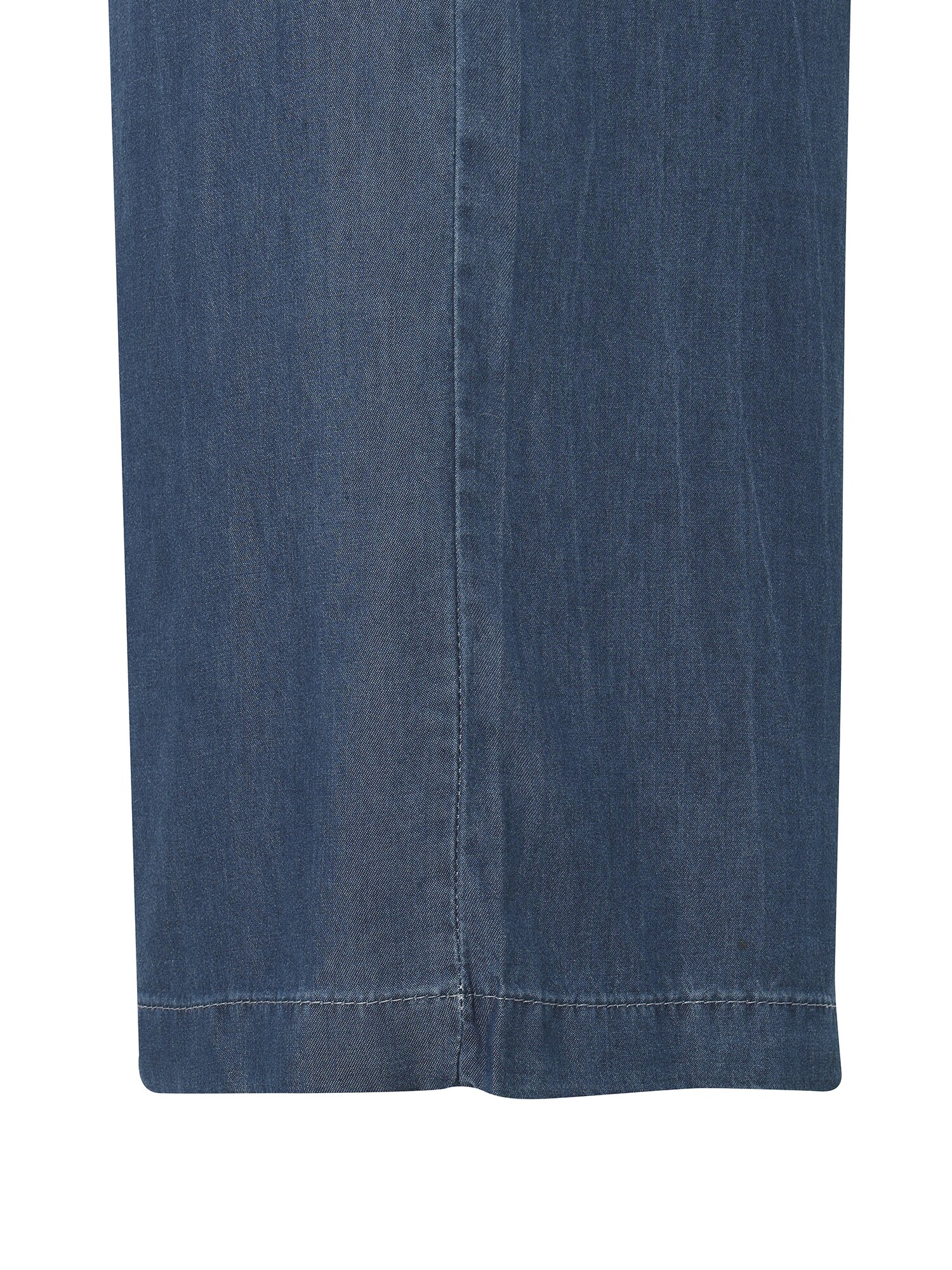 와이드핏 버튼 밴딩 데님팬츠 (DARK BLUE)