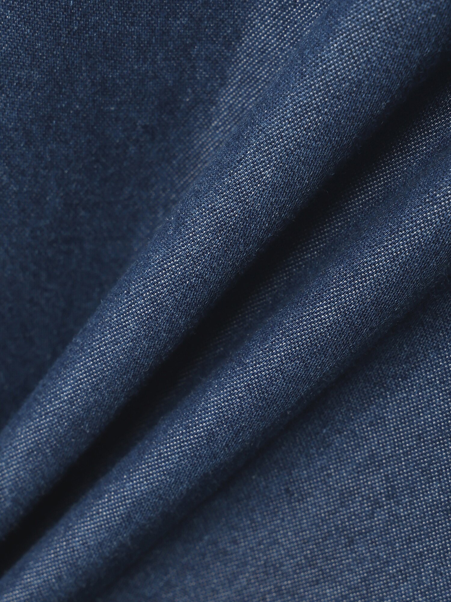 와이드핏 버튼 밴딩 데님팬츠 (DARK BLUE)